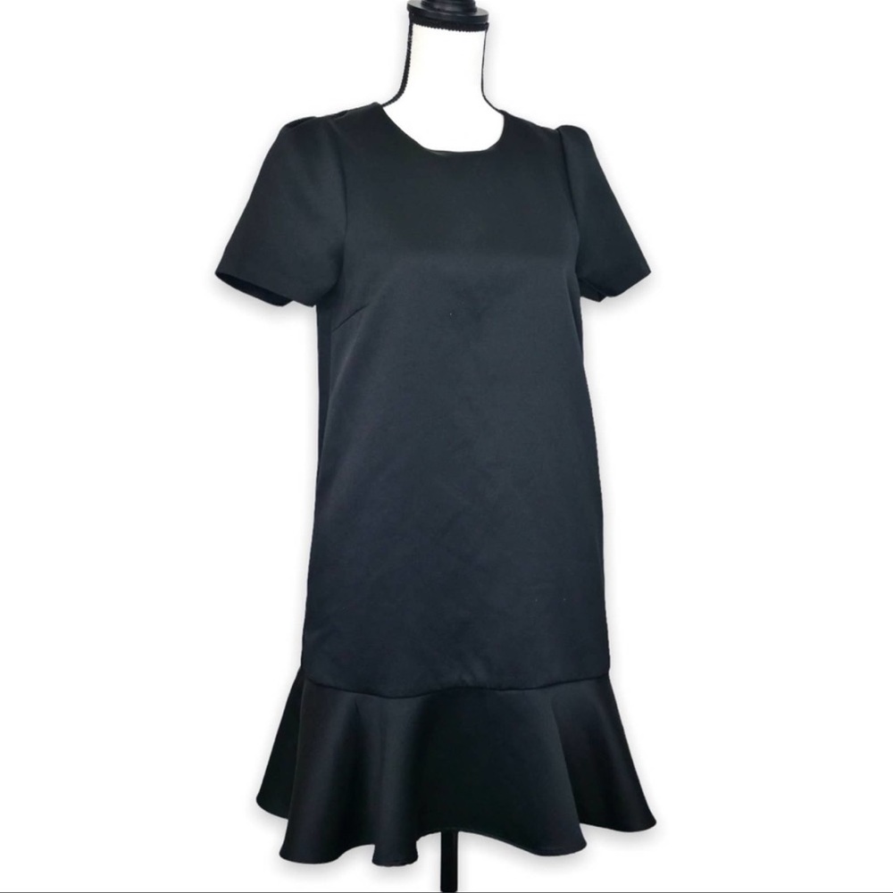 H&M Black Satin cocktail dress Size 10